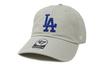 Кепка 47 Brand 47 Clean Up Los Angeles Dodgers, Серая 2