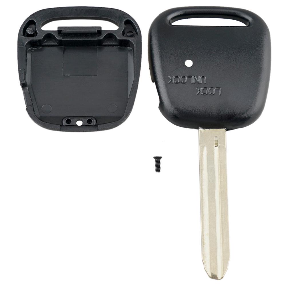 Remote Key Shell Case with TOY43 Blade Fit for Toyota Carina Estima Harrier Previa Corolla