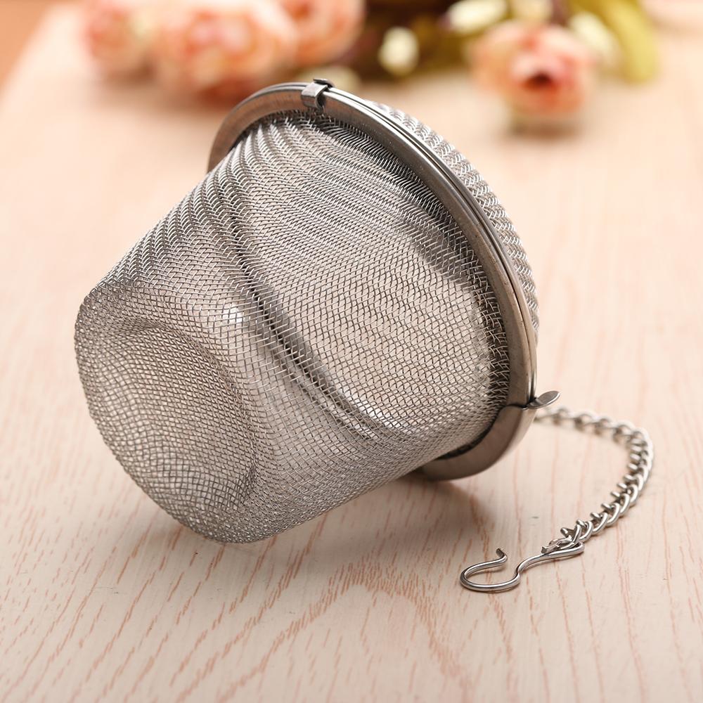 Leaf Spice Strainer Teakettle Tea Ball Stainless Steel Herbal Infuser Mesh Filter