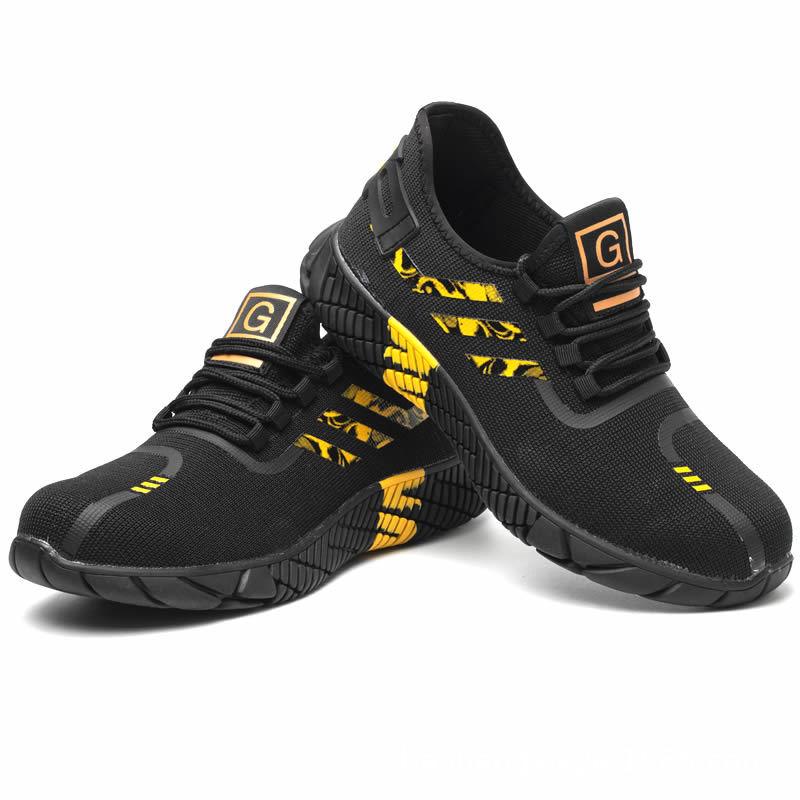 Рабочие кроссовки, мужская защитная обувь, рабочая обувь со стальным носком, защитные ботинки, мужская рабочая обувь с защитой от проколов, летняя кевларовая обувь