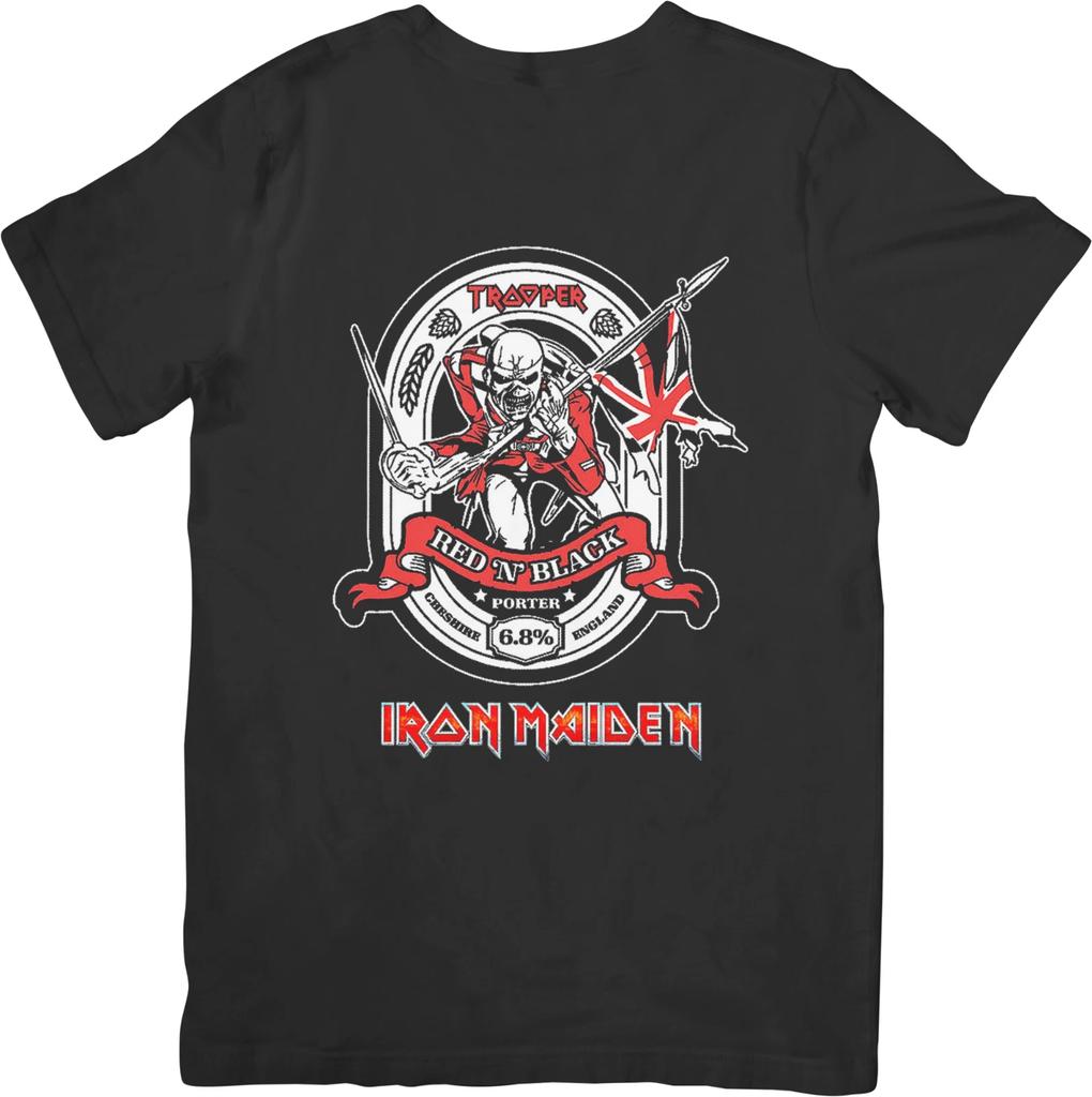 Iron Maiden Music Unisex Fit for Men & Women Quality Cotton T-Shirt Black
