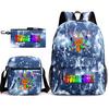 Rhythm Box Peripheral Elementary School Bag Starry Sky Backpack Three-piece Set