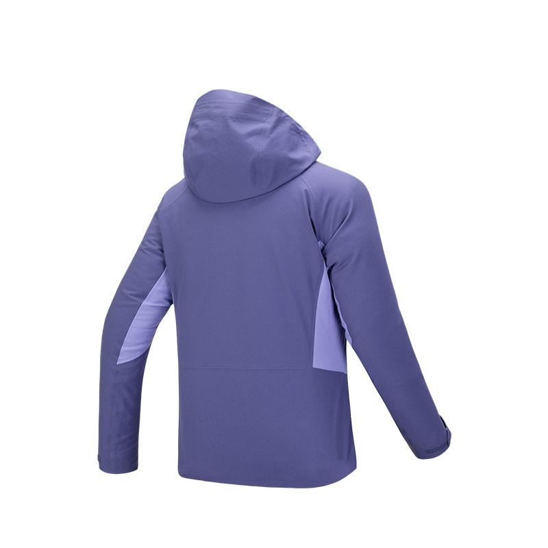 ANTA Variety Training Collection Windbreaker Jackets Women's Dusk Purple/Aurora Purple Blue Hooded Moderate 162517603-4