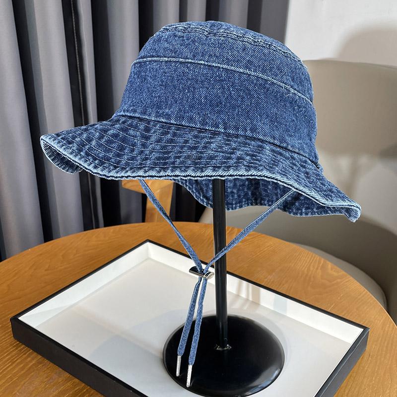 Новая женская летняя шляпа-панама из выстиранного денима для альпинизма, скалолазания, защиты от солнца, мужская ретро-шляпа