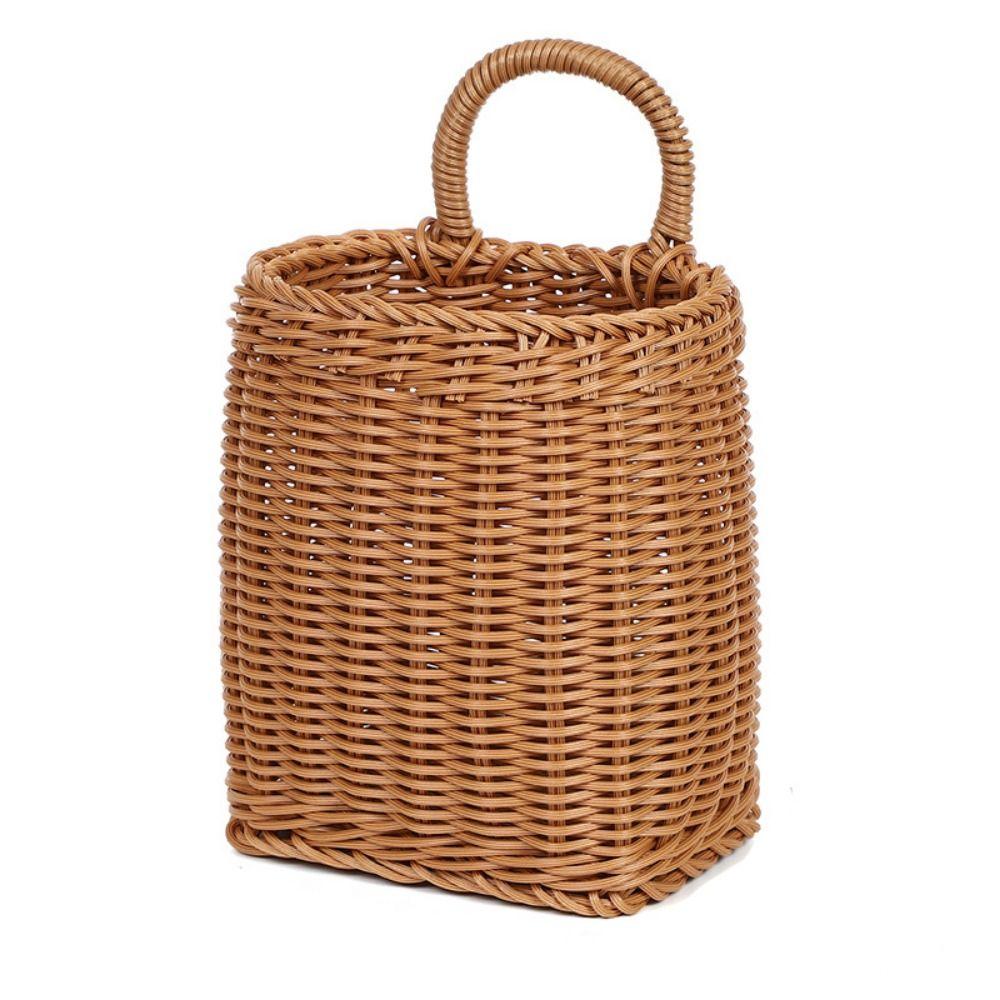 Woven Vegetable Fruit Storage Baskets Hanging Garden Plant Baskets  Kitchen Decoration