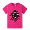A1172 Kids Boys Girls NINJA KIDZ Cartoon Print Short Sleeves T-shirt