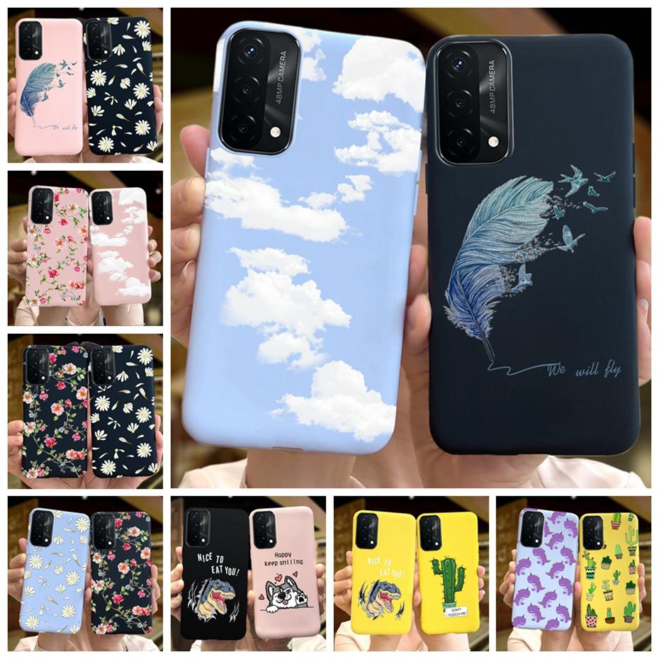 Чехол для OPPO A74 A74 5G Стильный силиконовый чехол-бампер конфетного цвета для OppoA74 4G A 74 CPH2219 oppoA74 5G Coque Funda