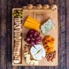 Bamboo Cheese Board Set - Charcuterie Board with 4 Cheese Tools - Serving Platter Tray, Anniversary Christmas Birthday Gift