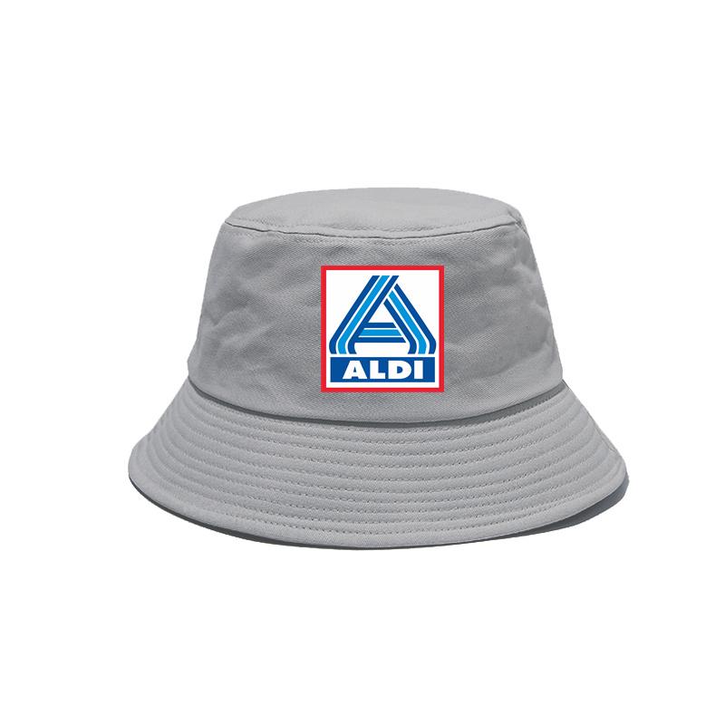 Aldi Market Bucket Hat Cap Unisex Women Unisex Panama Cap Outdoor Summer Adjustable Aldi Bob Caps MZ