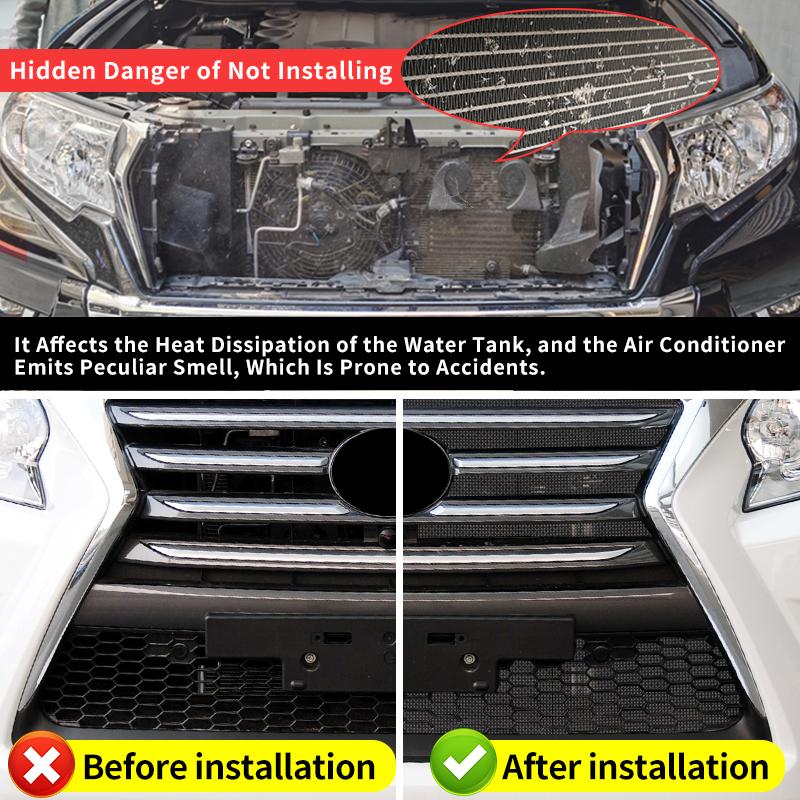 Для Lexus GX460 GX400 2010-2023 Аксессуары для модификации экстерьера передняя решетка Защита от попадания комаров песка 2021 2020