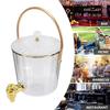 2200ml Barrel Beer Dispenser Jug With Tap Ice Barrel Juice Bucket w/ Faucet Coffee Dispenser Spigot Beverage Dispenser With Tap