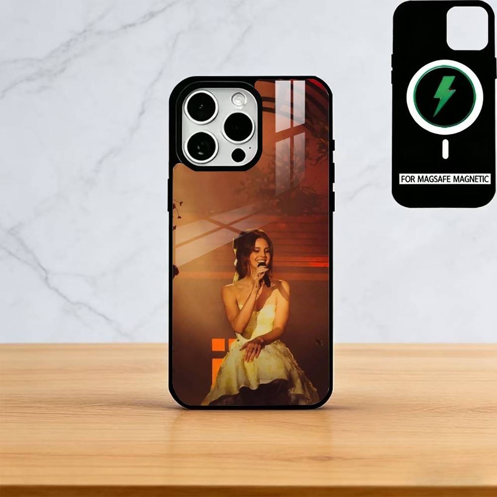 Чехол для телефона Lanas-w-Del-R-Rey для iPhone 17, 16, 15, 14, 13, 12, 11 Plus, Pro, магнитный с Magsafe, беспроводная зарядка