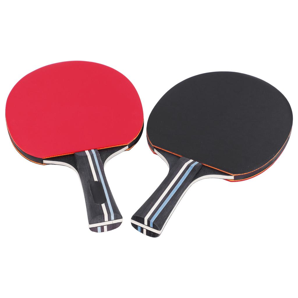 Table Tennis Paddle High Elasticity Professional Anti Skid Handle Table Tennis Racket Set for