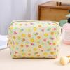 Fashion Fruit Print Cosmetic Bag Women Make Up Bag Portable Travel Cosmetic Organizer Female Makeup Pouch Case Toiletries Bag