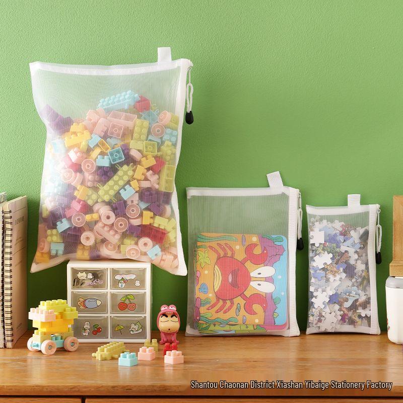 Прозрачная сумка для хранения конструктора Лего с молнией