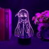 Аниме Хитори Гото фигурки 3d ночник акриловый цветной свет настольные предметы интерьера подарок Yamada Ryo