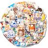 New 50 Cute Animal Day Graffiti Stickers PP Material Waterproof Stickers