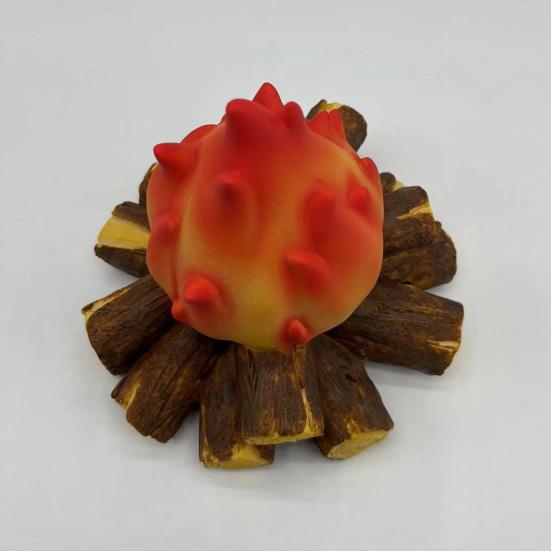 Светодиодный светильник с эффектом мерцающего пламени, портативный ночник, имитирующий костер, с регулируемой яркостью, рождественские настольные украшения для камина