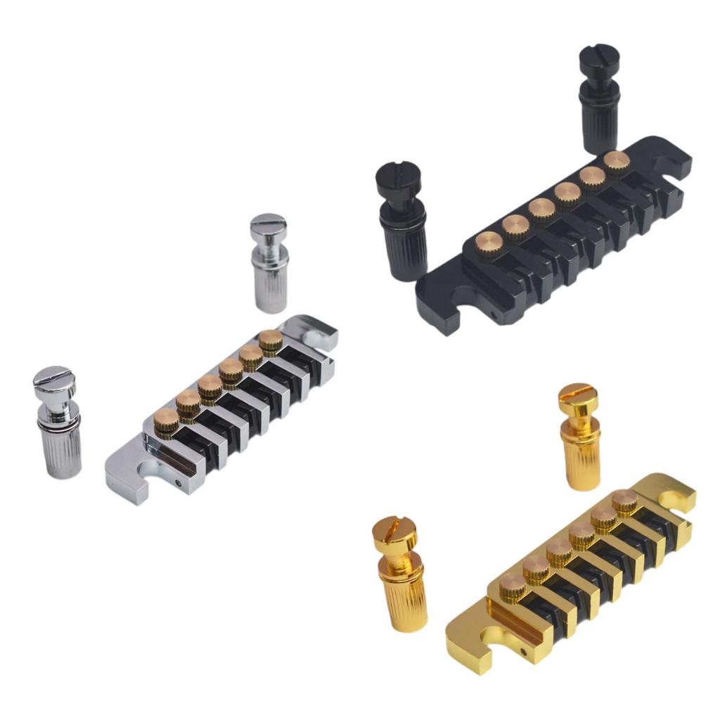 LP Bridge Stop Bridge Tailpiece Metal Replace Upgrade Part Guitar Repair Tool Parts Accs for Guitars Electric Guitar Bridge