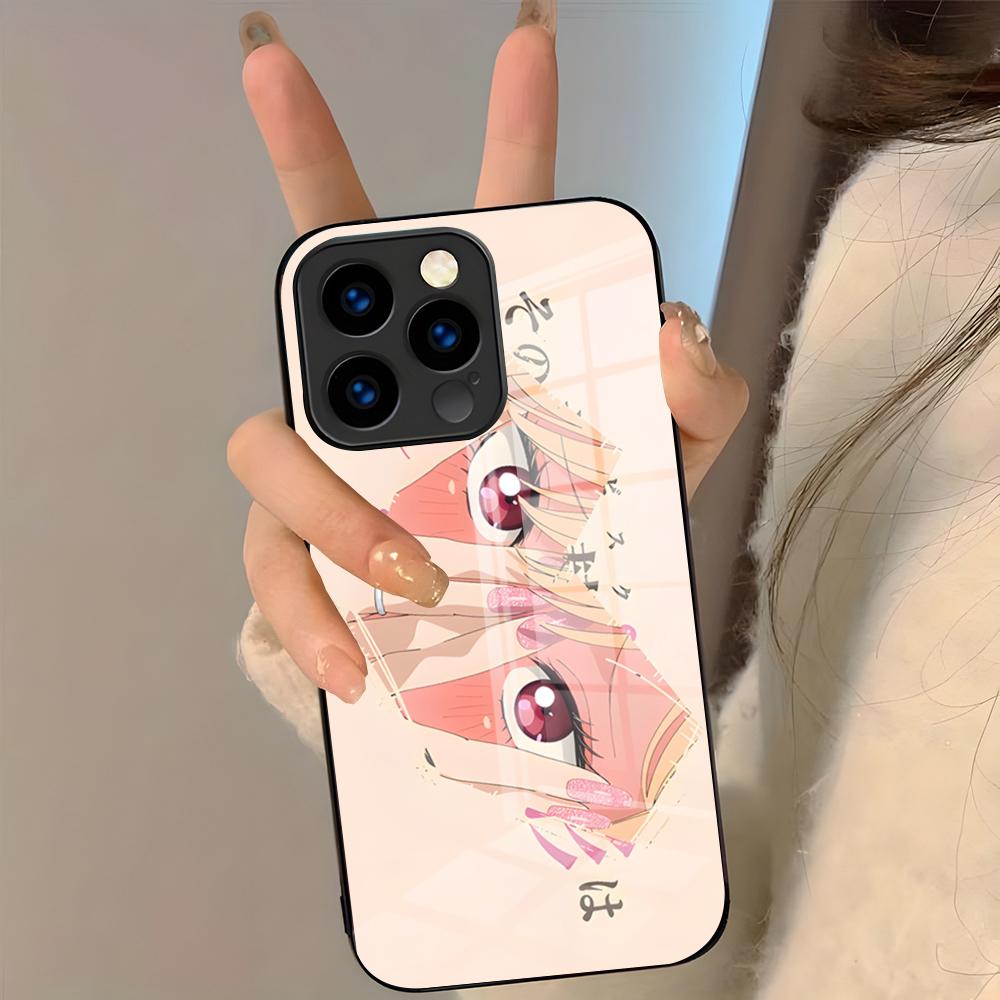 Чехол для телефона Kitagawa Marin Для IPhone 17 Pro Max 16 15 14 Pro Max 13 11 Plus Стеклянная крышка