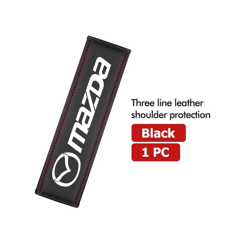 For Mazda Car Seat Belt Cover Adjustable Safety Shoulder Pad Accessories 3 6 CX5 2 CX3 CX9 MX5 RX8 Axela Demio Atenza MS