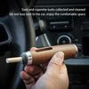 Mini Handheld Ashtrays  Walnut ashtray Anti Soot-flying Cigarette Cover  Cigarette Holder Ash Organizer  For Car Driving Ashtray