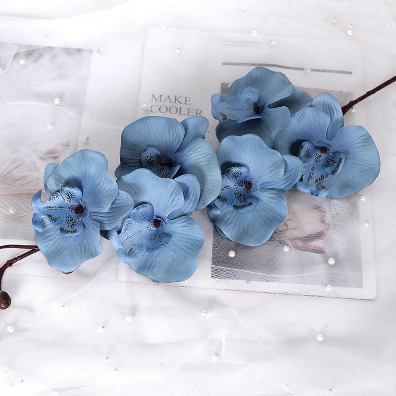 Multicolour Phalaenopsis Simulation Flower Bouquet  For Home And Decor Event