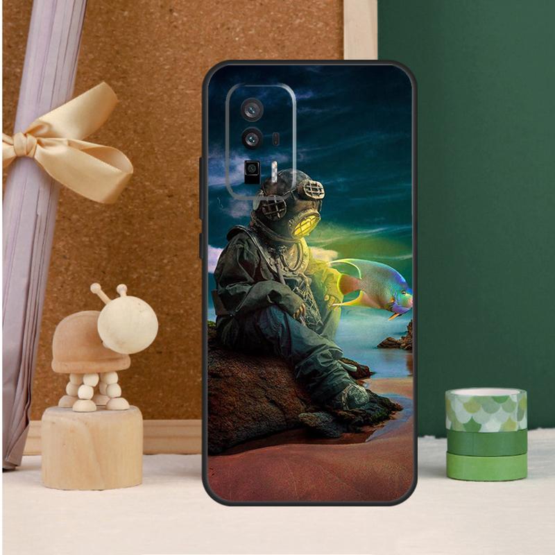 Маска для дайвинга Чехол для дайвинга Для POCO F5 X6 M6 Pro X3 X4 X5 F3 F4 M5s Xiaomi Mi 13 14 13T Pro 11T 12T 12 Lite Чехол