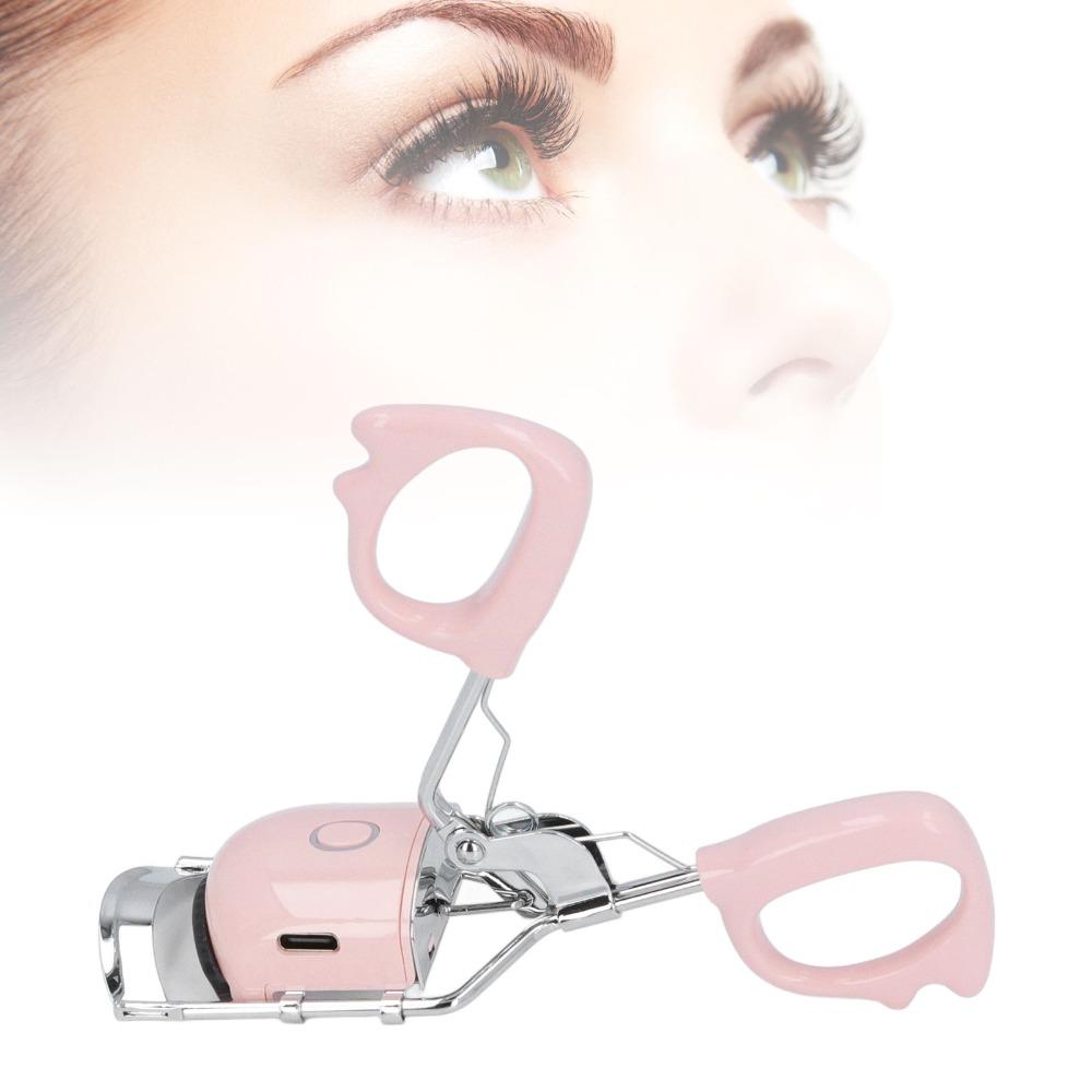 Portable Heated Eyelash Curler 2 Temperature Modes Eyelash Curling Tool Daily Makeup Styling