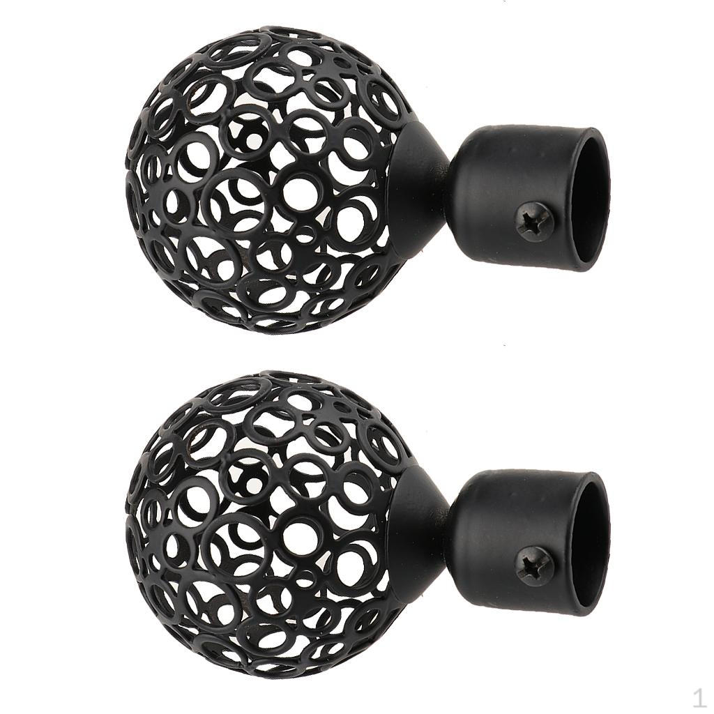 Заглушки для карниза/штанги для штор, Наконечники для штанги/рейки, 3 дизайна