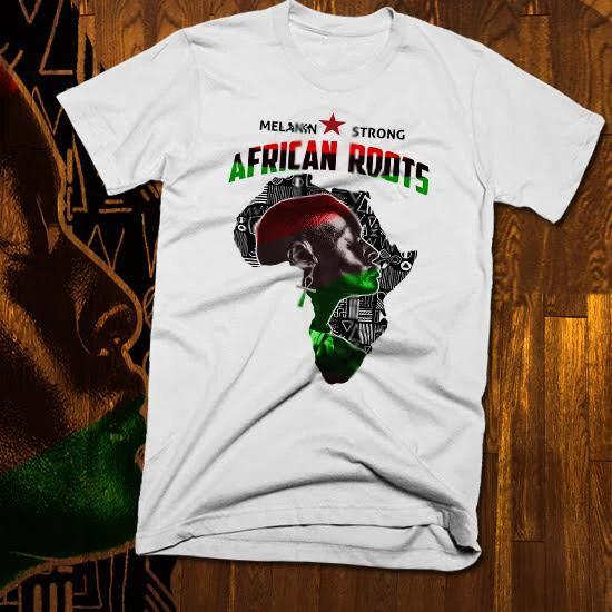 African Map T-Shirt Black History Month Melanated Ankh Wakanda Pride New tee