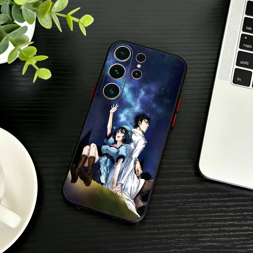 Чехол для телефона STEINS GATE F-Rintaro O-Okabe для Samsung S26,S25,S24,S23,S22,S21,S20,S30,Ultra,Plus,Fe,Note,5G Черный