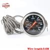 Mechanical Water Temperature Gauge (12V, 2"/52MM) - 40-120℃/100-250℉, Comes with NPT 1/2 Sensor