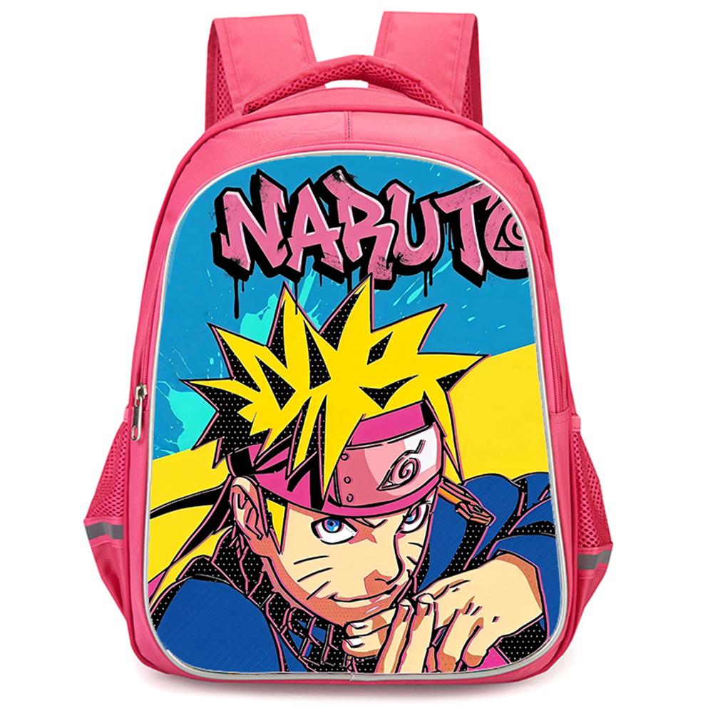 Детский рюкзак NARUTO, Школьный рюкзак, Прочный повседневный рюкзак с множеством отделений, Для школы и повседневного использования, для мальчиков и девочек, возраст 6-10 лет