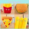 Hamburgers Pizza Fast Food Styling Plush Doll Childrens Birthday Gifts Decor