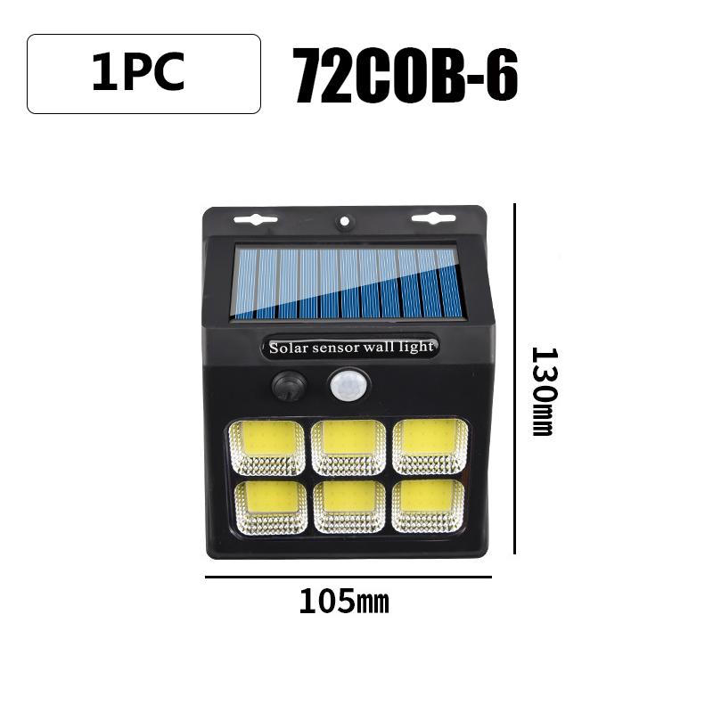 30/96/112LED Солнечный Светильник Уличный Солнечный Настенный Светильник Датчик Тела Человека 3 Режима Водонепроницаемый Садовый Декор Уличный Светильник Питание От Солнечного Света