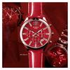 Casio SHEEN series luxury Swarovski element crystal watch business quartz movement leather strap Japanese and Korean watch women's SHE-5020L-4A2021