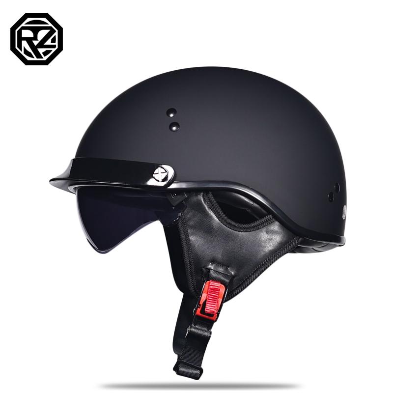 Мотоциклетный шлем ретро немецкий классический мото шлем Casco Moto полушлем DOT сертификация Capacete De Moto с HD козырьками