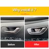 Для Hyundai Tucson NX4 2023 2024 Hybrid N Line внутренняя ручка двери автомобиля, крышка чаши, отделка, аксессуары для интерьера из нержавеющей стали