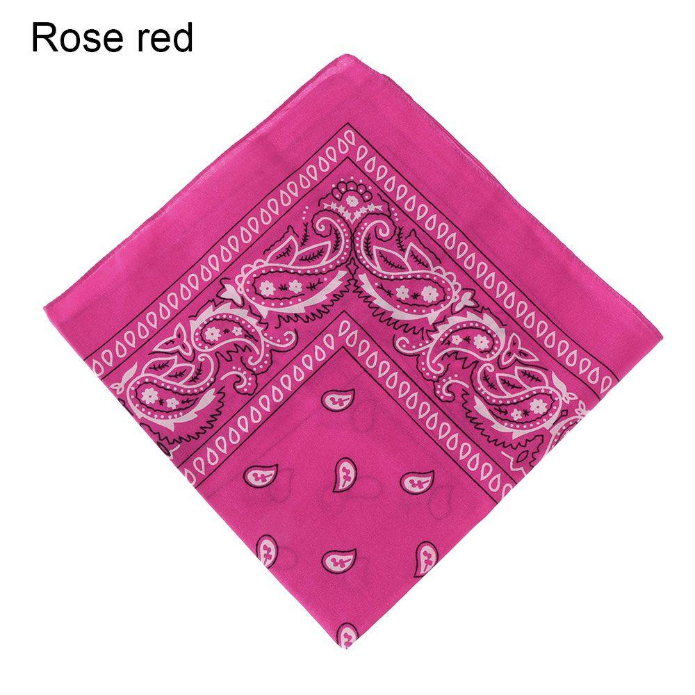 Women Fashion Neck Scarf Headwear Wristband Hair Band Printed Square Scarves Paisley Bandana