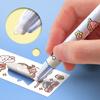 High Viscosity Dot Glue Stick Pen Quick-drying Sticky Dot Glue Cartoon Pen Shape Glue Stick  Office
