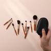 Mini 9-Piece Soft-Bristled Makeup Brush Set for Beginners - Portable Travel Kit