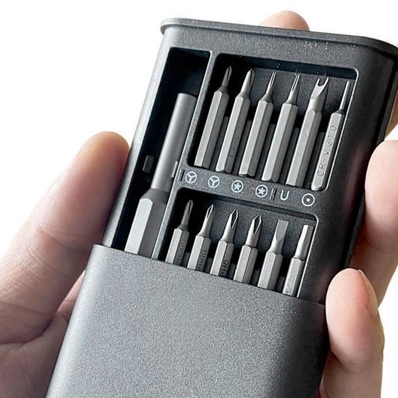 1 Set 25-in-1 Precision Screwdriver Set, Electronics Repair Tool Kit for Phone, PC, PS4, Eyeglass, Professional Mini Repair Tool Kit