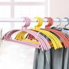 Semicircular Non-Slip Hanger Anti-Shoulder Corner Household Hanger Multi-Functional Drying Rack Plastic Clothes Support Hook Hanger