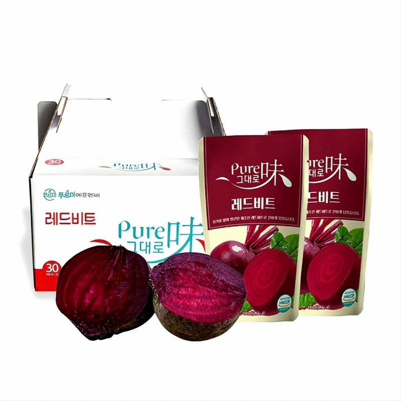 Pure Measu NFC Juiced 100% Jeju Red Beet Juice, 100ml, 30 pieces