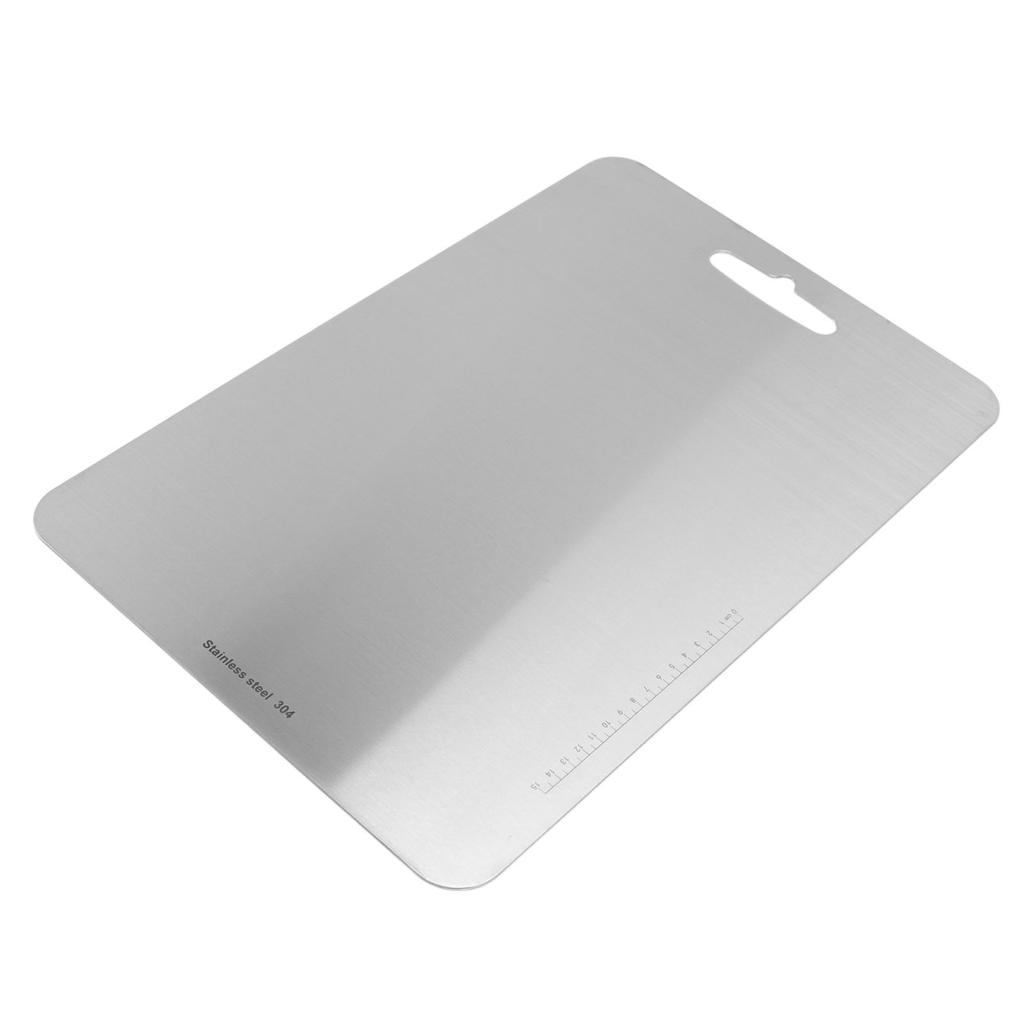 Разделочная доска двусторонняя 304 нержавеющая сталь легко чистится для приготовления пищи кухня L