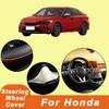 Для Honda Серия 38 см Автомобильная кожаная оплетка на руль - Противоскользящая, Износостойкая, Всесезонная, Универсальная | Cubre Volante Auto
