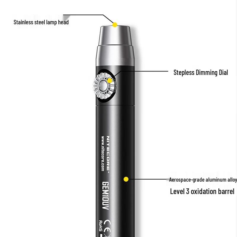 NITECORE GEM10 УФ-фонарик для профессиональной оценки