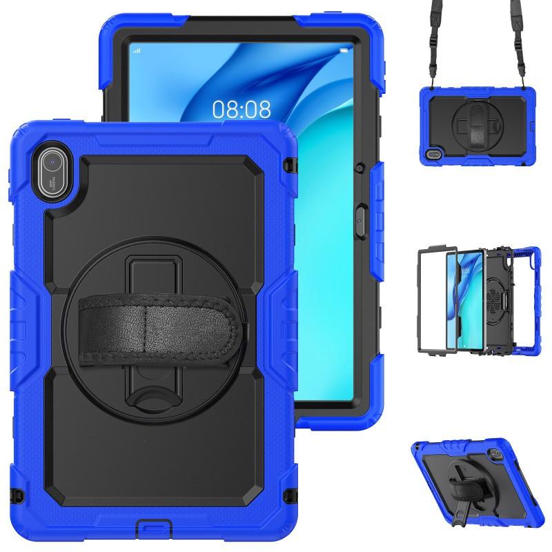 Shockproof Hard Shell Case With Stand Shoulder Strap MatePad SE 11 Tablet Silicone Cover In Multiple Colors
