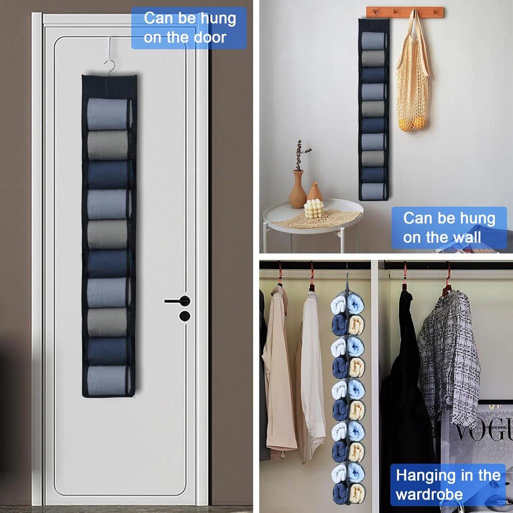 Legging Organizer for Closet Hanging, Hanging Legging Organizer, Legging Storage for Closet, Behind Door, Wardrobe, Clothes Storage, Hanger 20